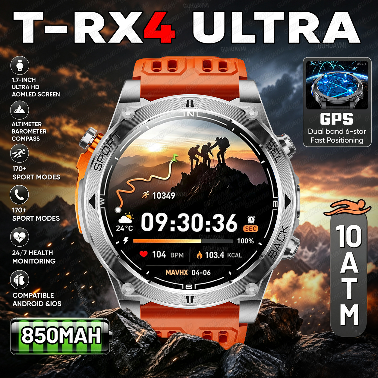 New T-RX4 Ultra Outdoor Sports - Do Oxygen Meter review and price