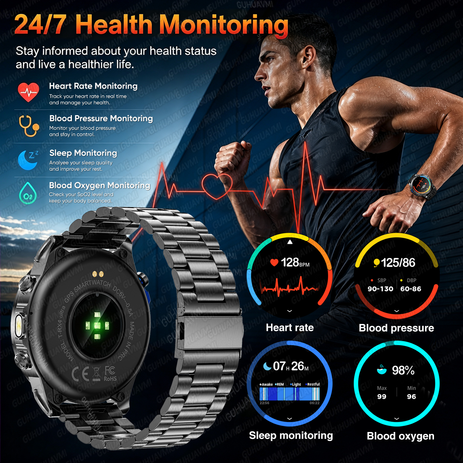 2026 New T-RX4 Ultra GPS Smart - Do Oxygen Meter review and price