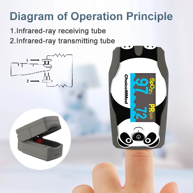 ChoiceMMed Pediatric Finger Pu - Do Oxygen Meter review and price