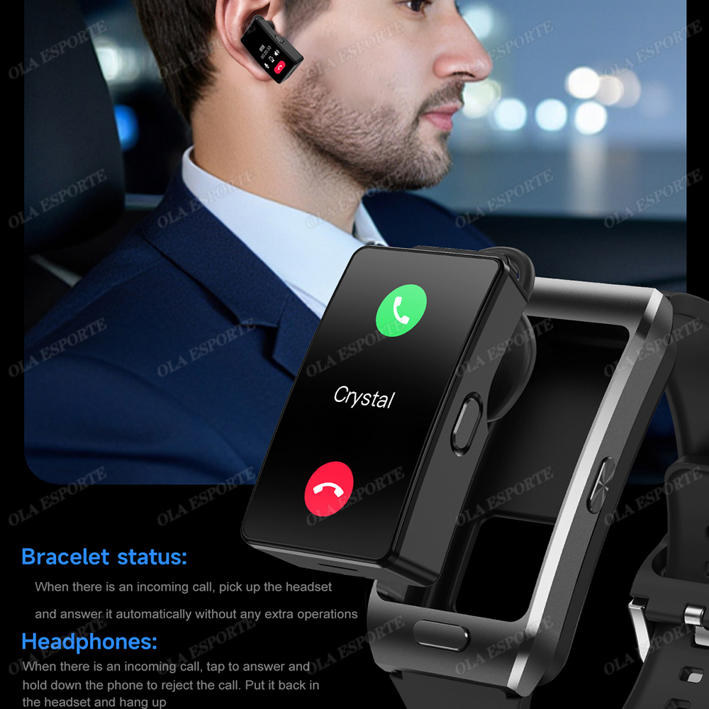 2 in 1 Smart Watch Earphone Ca - Do Oxygen Meter review and price