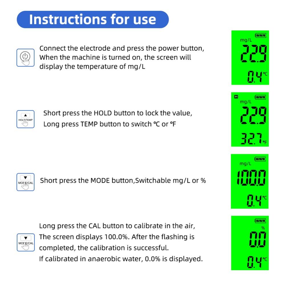 0-40mg/L Dissolved Oxygen Mete - Do Oxygen Meter review and price
