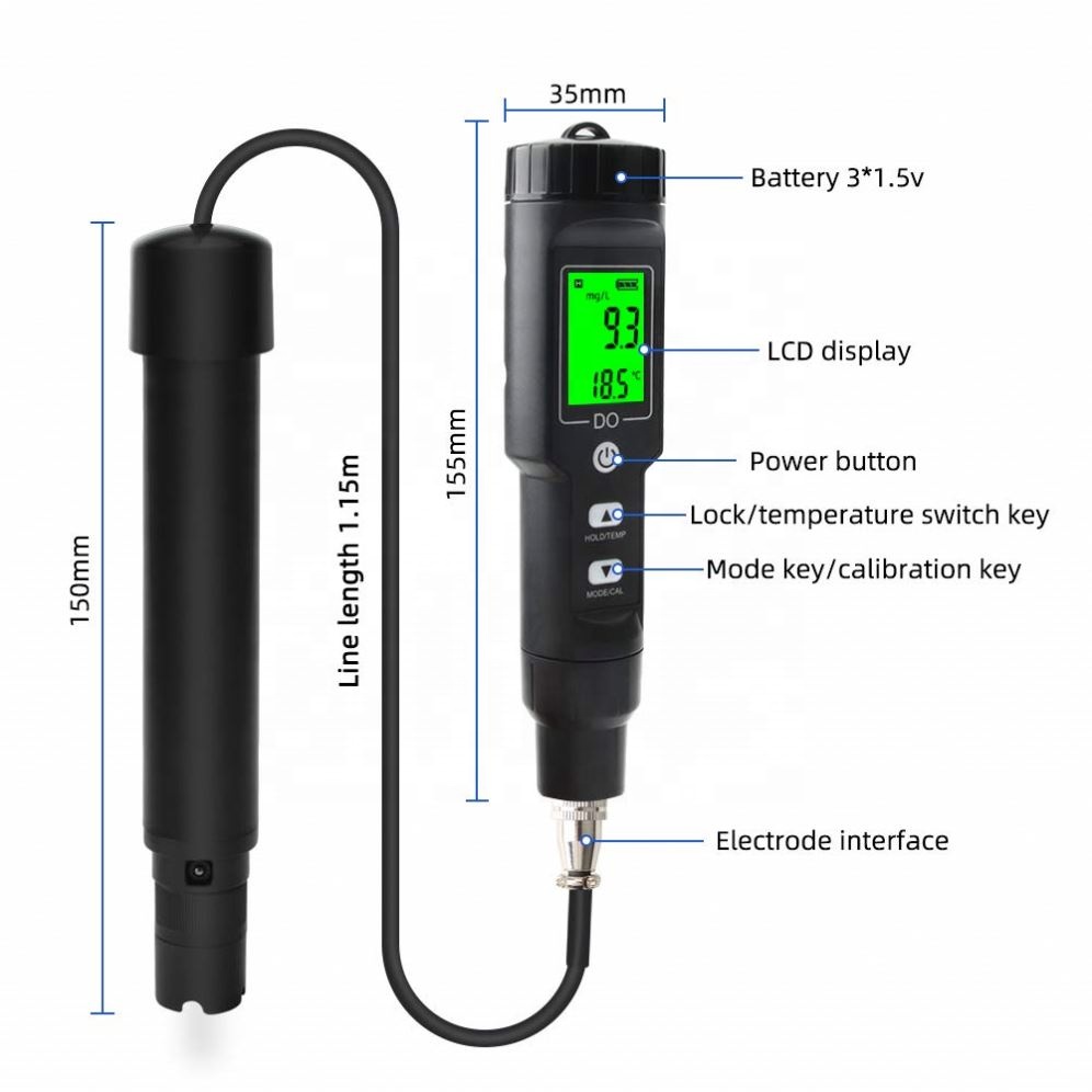 Portable Dissolved Oxygen 0-30 - Do Oxygen Meter review and price