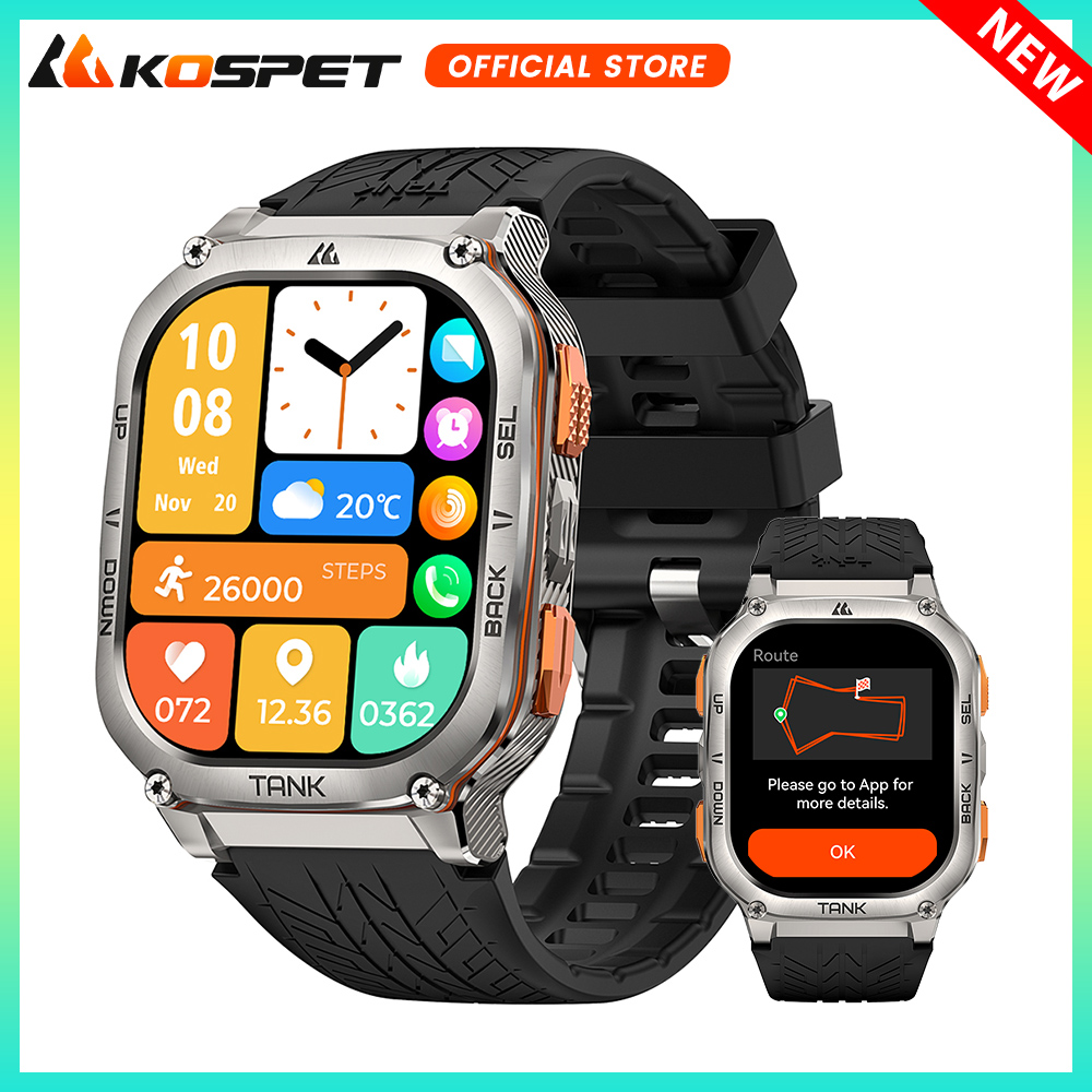 KOSPET TANK M3 Ultra GPS Smart - Do Oxygen Meter review and price
